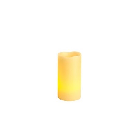 Bougie LED 9,5cm/12,5cm fournie sans pile.