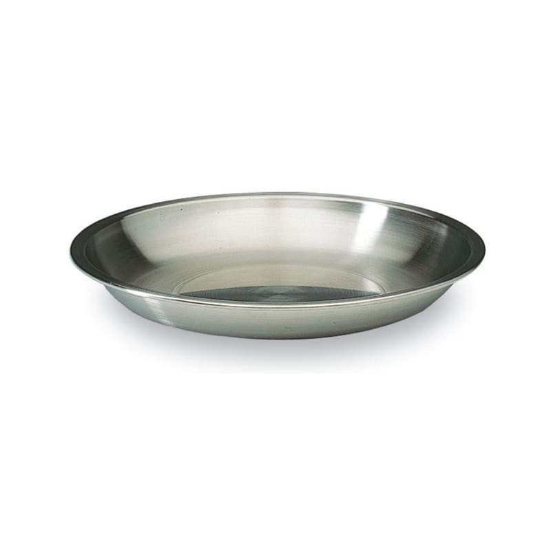 Plateau inox fruits de mer ø36cm avec élément de centrage