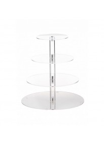 Présentoir cocktail rond plexis