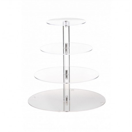 Pr&eacute;sentoir cocktail rond plexis