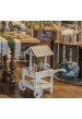 Petit chariot en bois 2 niveaux 61cm