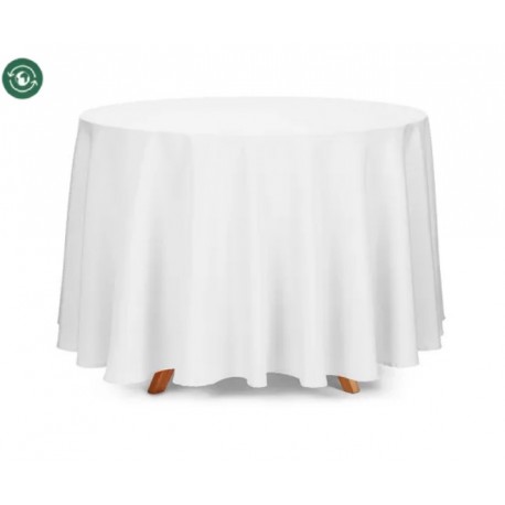 Nappe en tissu ronde &Oslash; 280 blanc