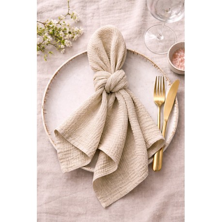 Serviette Gaze de coton Lin