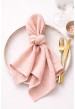 Serviette Gaze de coton Vieux rose