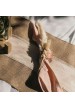 Serviette Gaze de coton Vieux rose