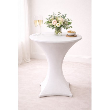 Housse pour mange-debout Blanc