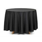 Nappe ronde Noir D230cm