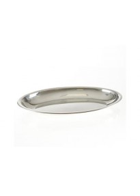Plat oval inox 23 cm