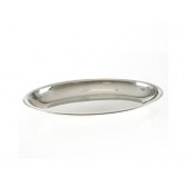 Plat oval inox 25 cm