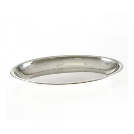 Plat oval inox 35 cm