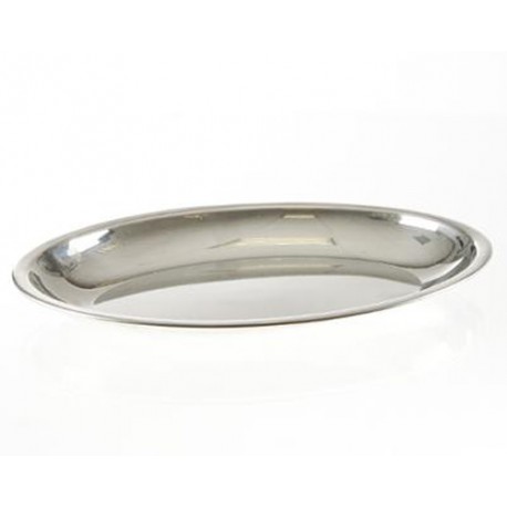Plat oval inox 41 cm