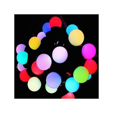 Guirlande lumineuse ext&eacute;rieure LED multicolore